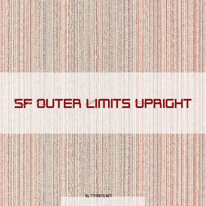 SF Outer Limits Upright example